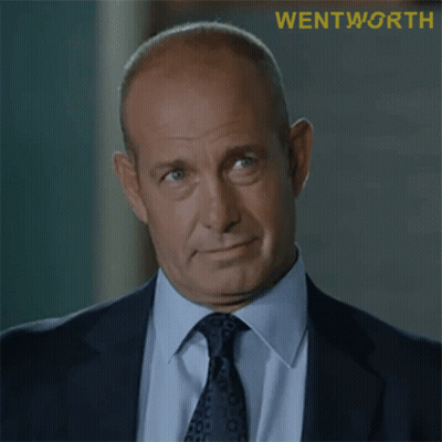 Man In Suit And Tie With Wentworth GIF