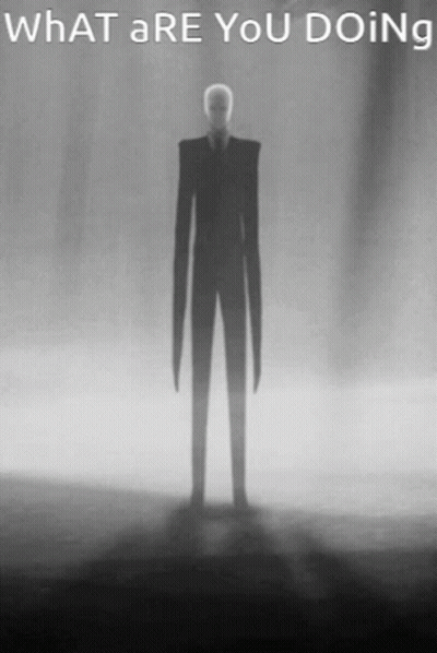 Man In Suit And Tie Without Face GIF