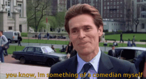 Man In Suit And Tie You Know I'm Something Of A Comedian Myself GIF