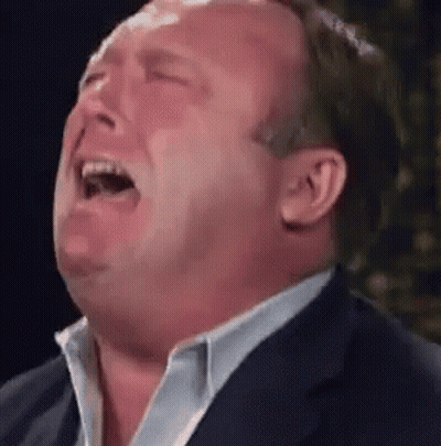 Man In Suit And White Shirt Crying Eyes Closed GIF