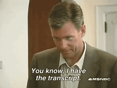 Man In Suit And White Shirt Saying You Know I Have Transcript GIF