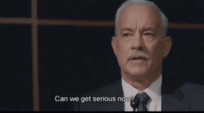 Man In Suit Asking Can We Get Serious Now GIF