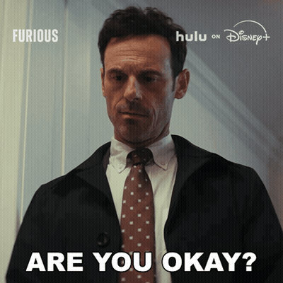 Man In Suit Asking If He Is Okay GIF