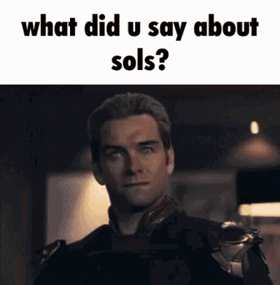 Man In Suit Asking What Did You Say About Sols GIF
