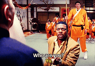 Man In Suit Asking Who Are You GIF