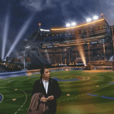 Man In Suit At Texas Stadium GIF