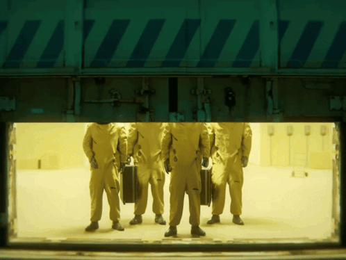 Man In Suit Before Detective Screen GIF