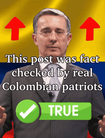 Man In Suit Before Flag Saying This Post Was Fact GIF