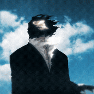 Man In Suit Blue Sky Clouds GIF