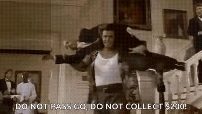 Man In Suit Carrying Another Man On Shoulders GIF