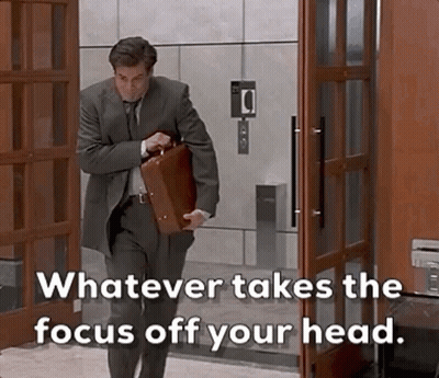 Man In Suit Carrying Briefcase GIF