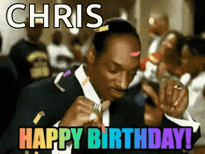 Man In Suit Celebrating Birthday GIF