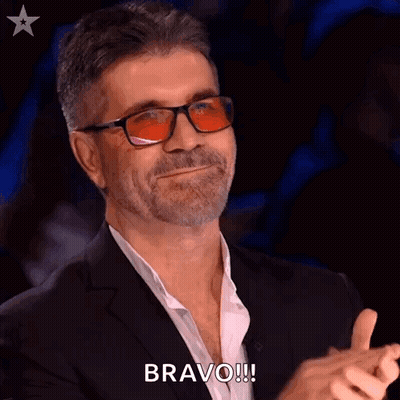 Man In Suit Clapping Bravo GIF