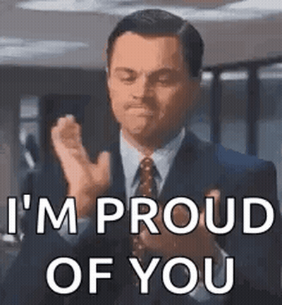 Man In Suit Clapping Proud GIF