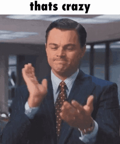 Man In Suit Clapping Thats Crazy GIF