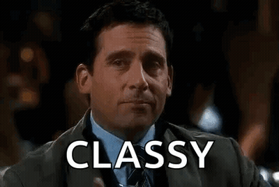 Man In Suit Clapping With Wine GIF