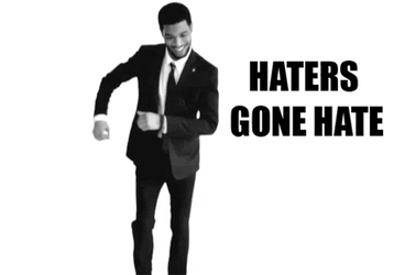 Man In Suit Dance Haters  GIF