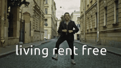 Man In Suit Dancing Living Rent Free GIF