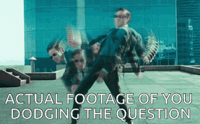 Man In Suit Dancing On Rooftop Actual Footage Of You Dodging The Question GIF