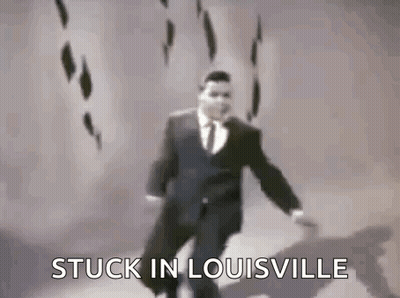 Man In Suit Dancing Stuck In Louisville GIF