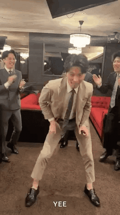 Man In Suit Dancing GIF