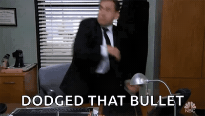 Man In Suit Dodged That Bullet GIF