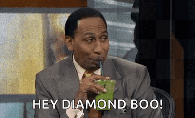 Man In Suit Drinking Green Smoothie GIF