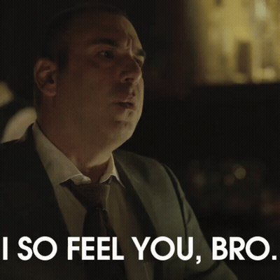 Man In Suit Drinking Whiskey Saying I So Feel You Bro GIF