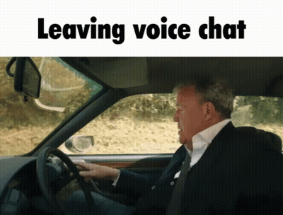 Man In Suit Driving Car Saying Leaving Voice Chat GIF