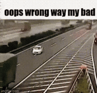 Man In Suit Driving With Lot Of Bad Drivers Out There GIF