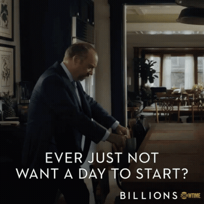 Man In Suit Ever Just Not Want Day Start GIF