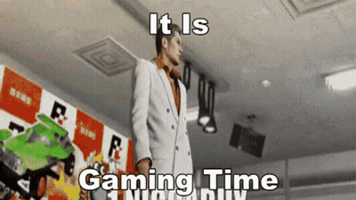 Man In Suit Gaming Time Ceiling GIF