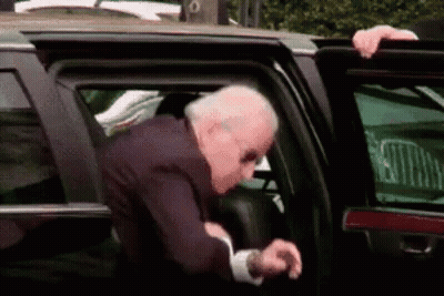 Man In Suit Getting Out Of Car GIF