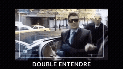 Man In Suit Getting Out Of Car With Sunglasses GIF