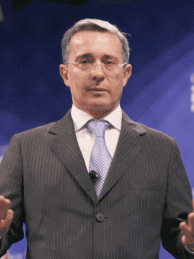 Man In Suit Giving Presentation GIF