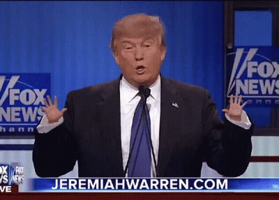 Man In Suit Giving Speech At Fox News Sign GIF