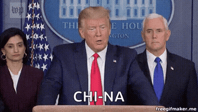 Man In Suit Giving Speech China GIF