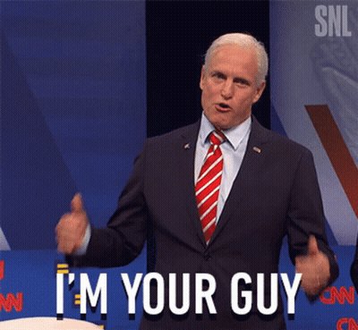 Man In Suit Giving Thumbs Up Saying I'm Your Guy GIF