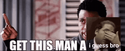 Man In Suit Hand On Face Eyes Closed GIF