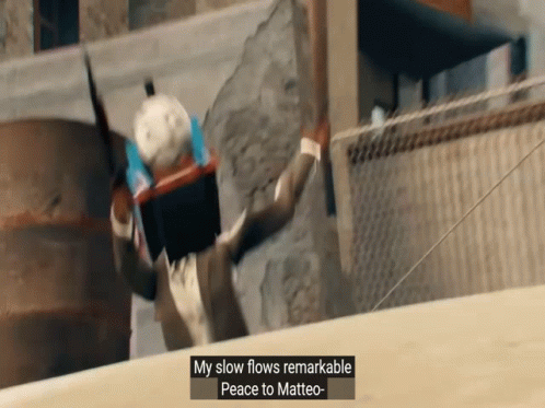 Man In Suit Holding Box Saying My Slow Flows Remarkable Peace GIF