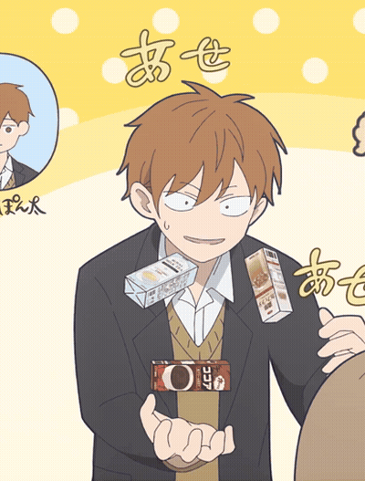 Man In Suit Holding Box Saying O GIF