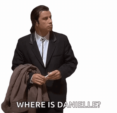 Man In Suit Holding Brown Jacket Where Is Danielle GIF