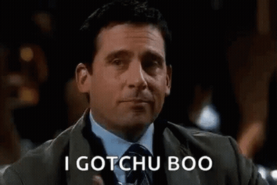 Man In Suit Holding Drink I Gotchu Boo GIF