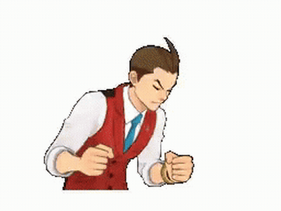 Man In Suit Holding Fists Up GIF