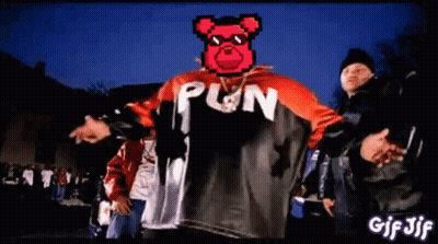 Man In Suit Holding Gun Saying Notorized GIF