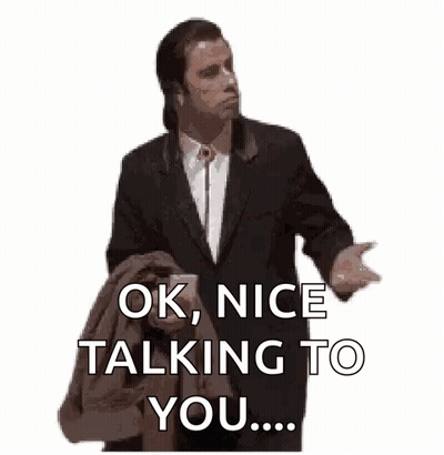 Man In Suit Holding Jacket And Talking GIF