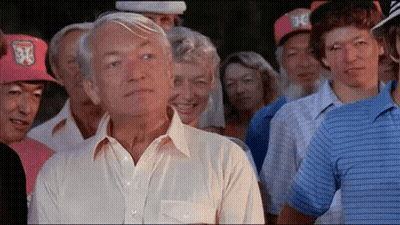 Man In Suit Holding Microphone Says You Guys Aren't Ready GIF