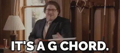 Man In Suit Holding Paper Says Its A G Chord GIF