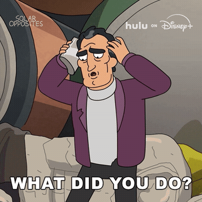 Man In Suit Holding Pizza Box At Door 303 GIF