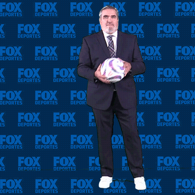 Man In Suit Holding Soccer Ball Fox Deportes GIF